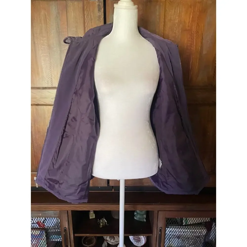 Liz Claiborne Women's Size Large Purple Quilted Jacket‎